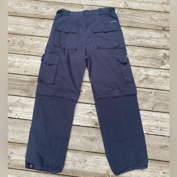 Vintage 90s Abercrombie & Fitch Paratroop Military Cargo Pants Size 32 - Picture 5 of 7